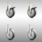 Service Caster 5 Inch 316SS Thermoplastic Rubber 10mm Threaded Stem Caster Lock Brake, 2PK SCC-SS316TSTTL20S514-TPRB-M1015-2-S2 - alternate 2